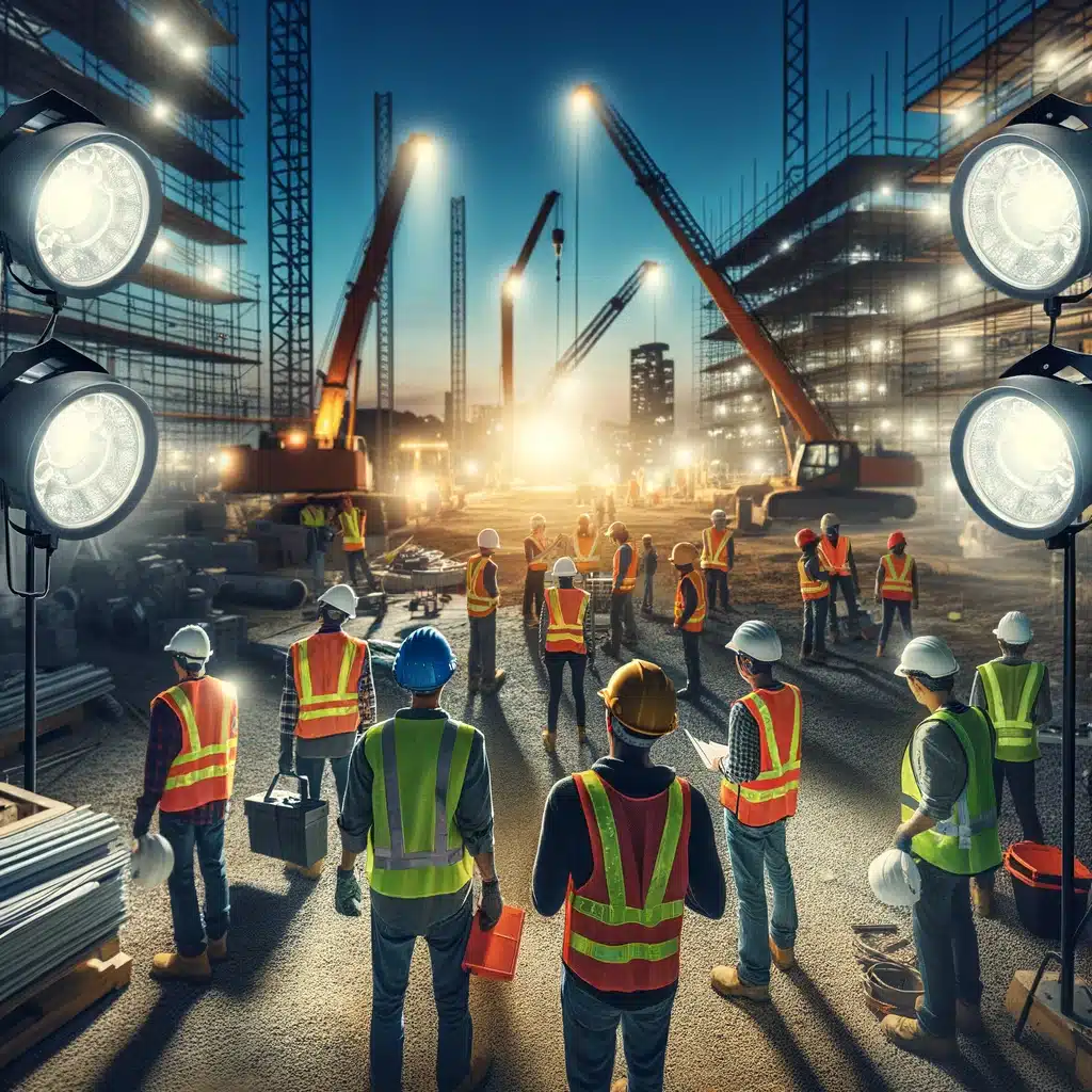 Safety First: The Essential Role of Proper Lighting and Reliable Tool Hire in Construction Projects